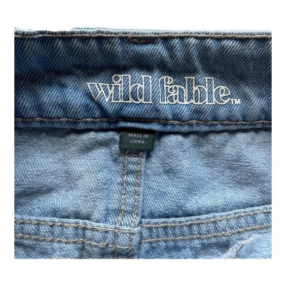 Wild Fable Patchwork Denim Mini NWT - Picture 4 of 6
